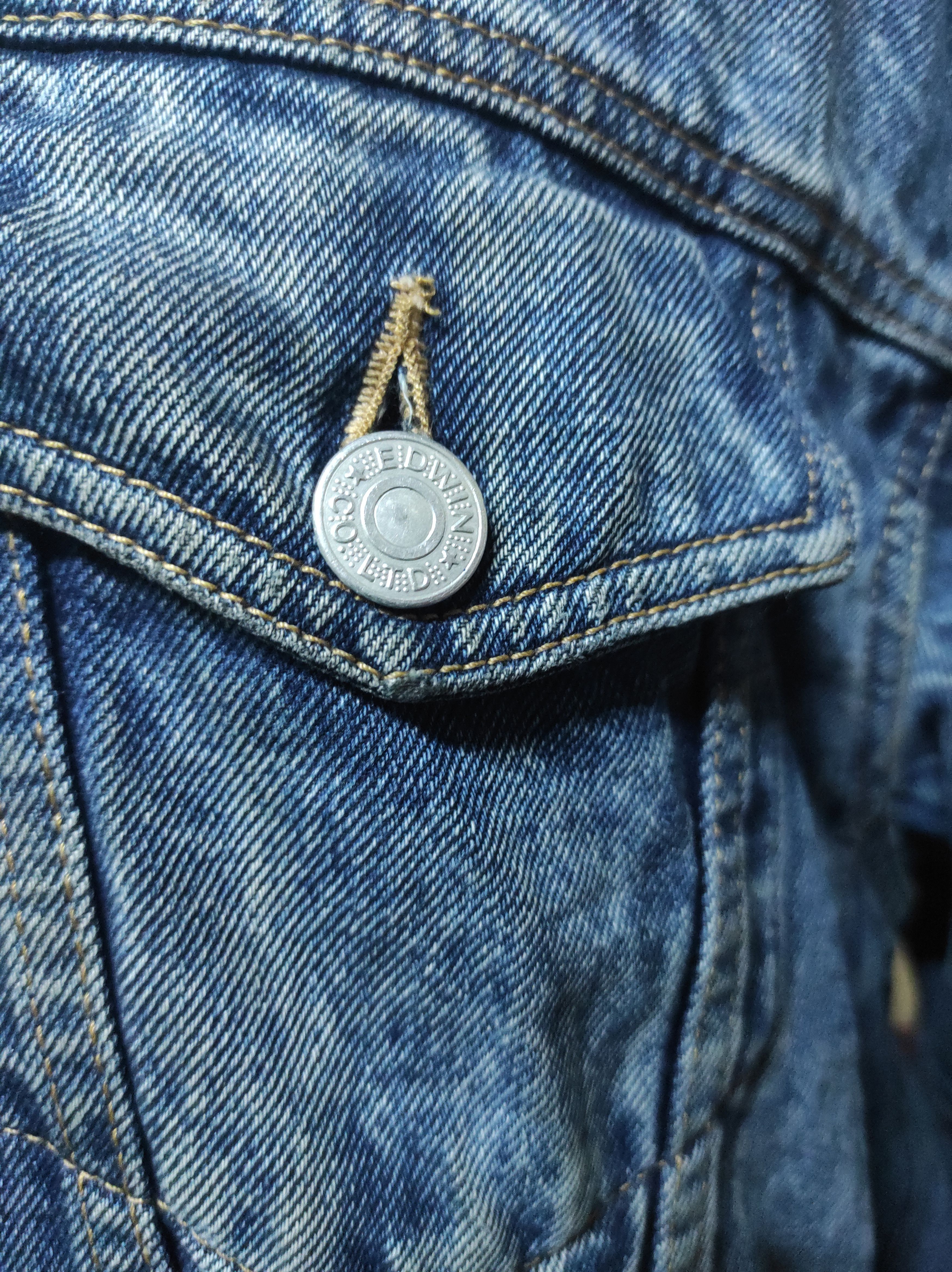Edwin × Vintage Vintage Distressed Edwin Truckers Denim Jacket Size US XL / EU 56 / 4 - 9 Thumbnail