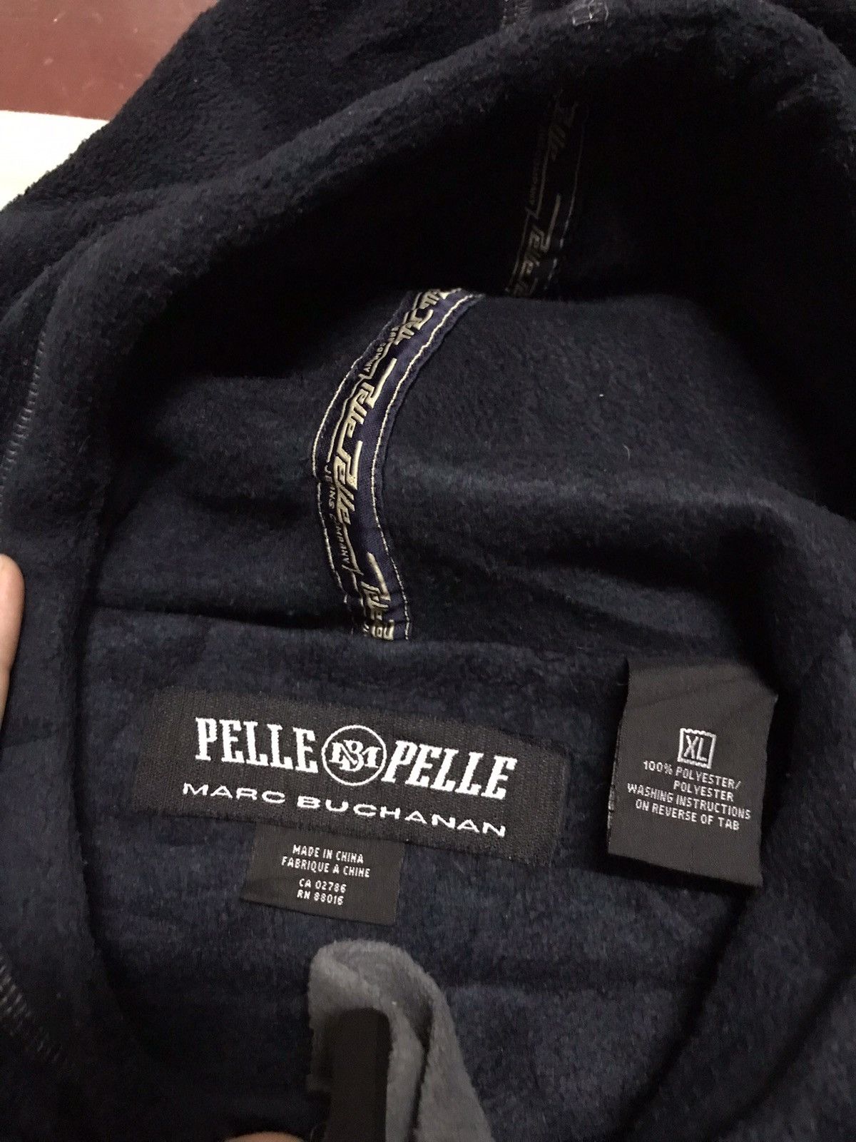 Marc Buchanan × Pelle Pelle Pelle Pelle x Marc Buchanan Half Zip Fleece Sweater Hoodie Size US XXL / EU 58 / 5 - 6 Thumbnail