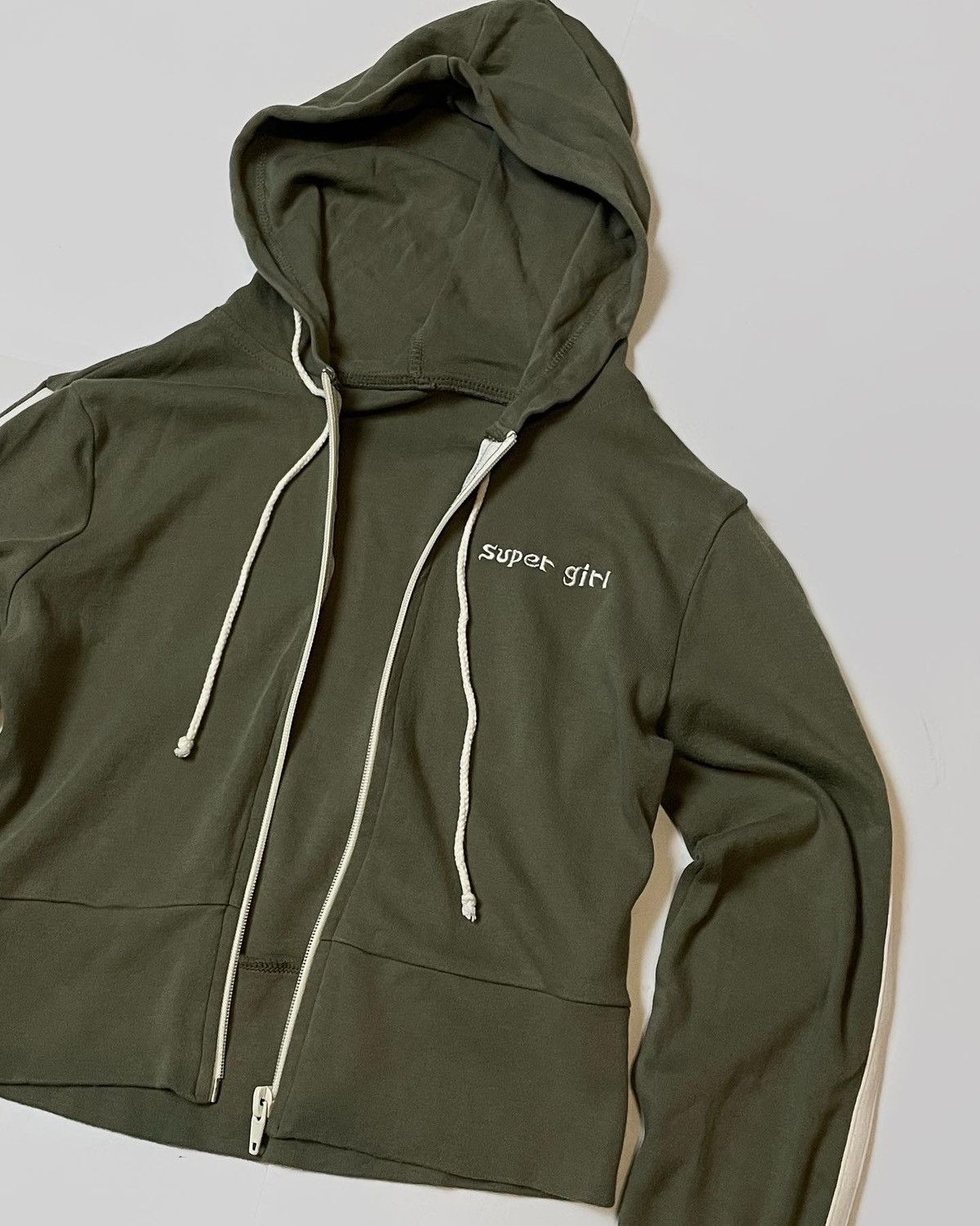 Japanese Brand × Vintage Vintage cropped zip hoodie Japanese style Size S / US 4 / IT 40 - 3 Thumbnail