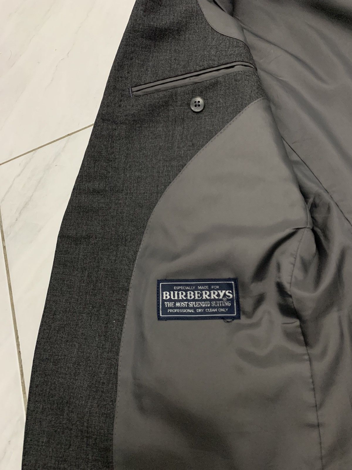 Burberry Vintage Burberrys blazers coat jacket Size 44S - 9 Thumbnail