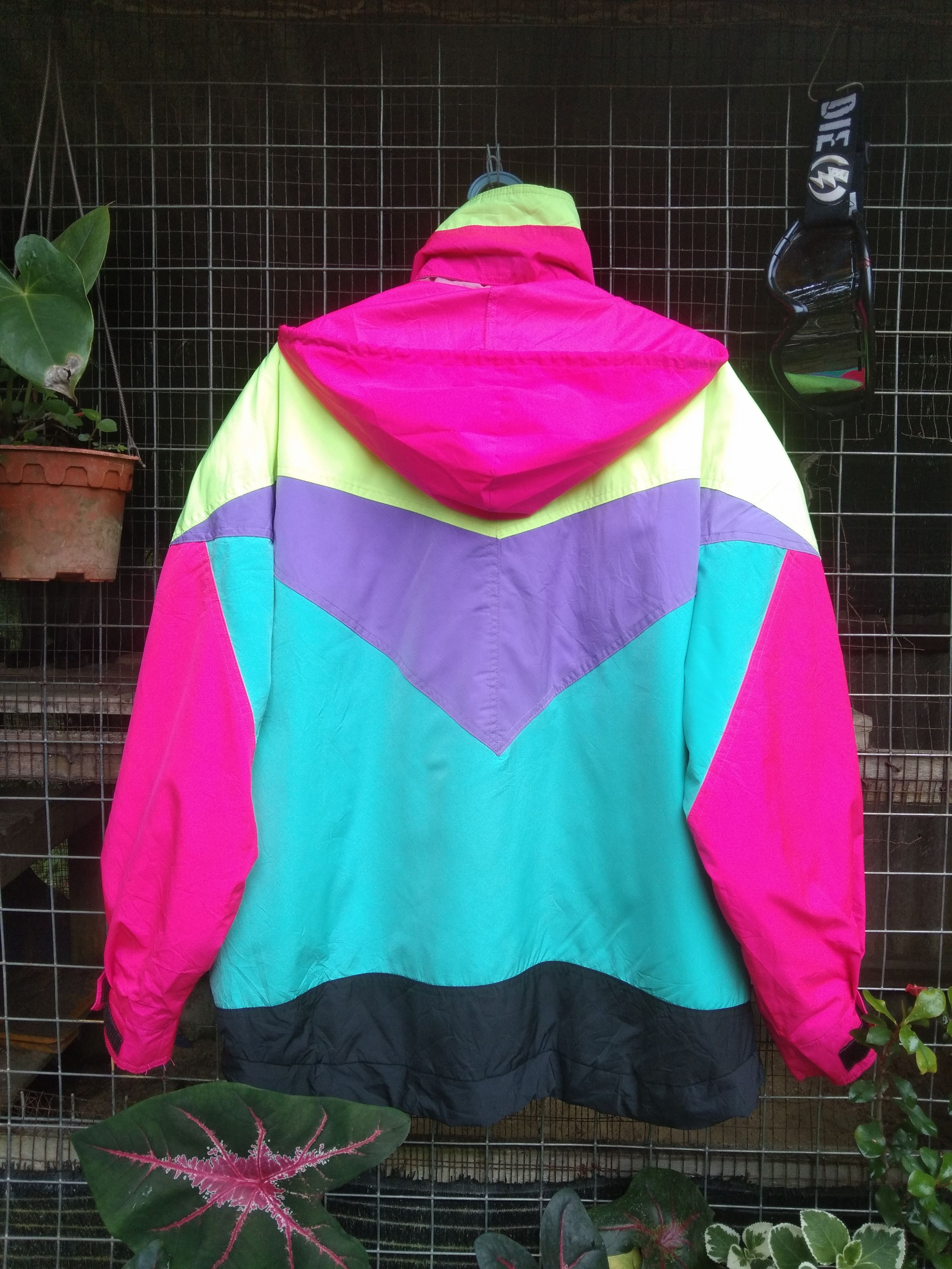 Ellesse COLOUR BLOCK SNOWBOARD ANORAK JACKET PULLOVER Size US L / EU 52-54 / 3 - 4 Thumbnail