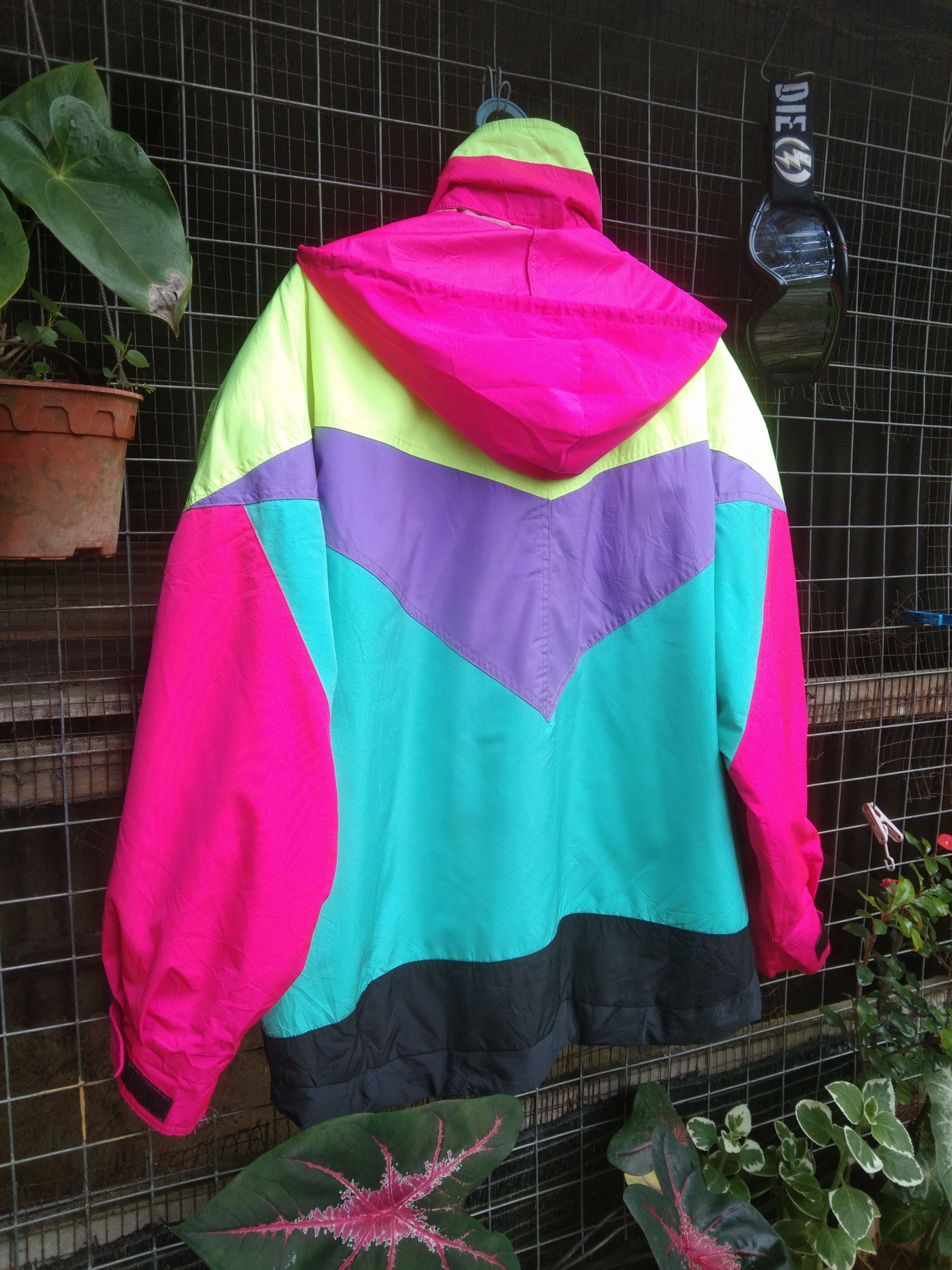 Ellesse COLOUR BLOCK SNOWBOARD ANORAK JACKET PULLOVER Size US L / EU 52-54 / 3 - 5 Thumbnail