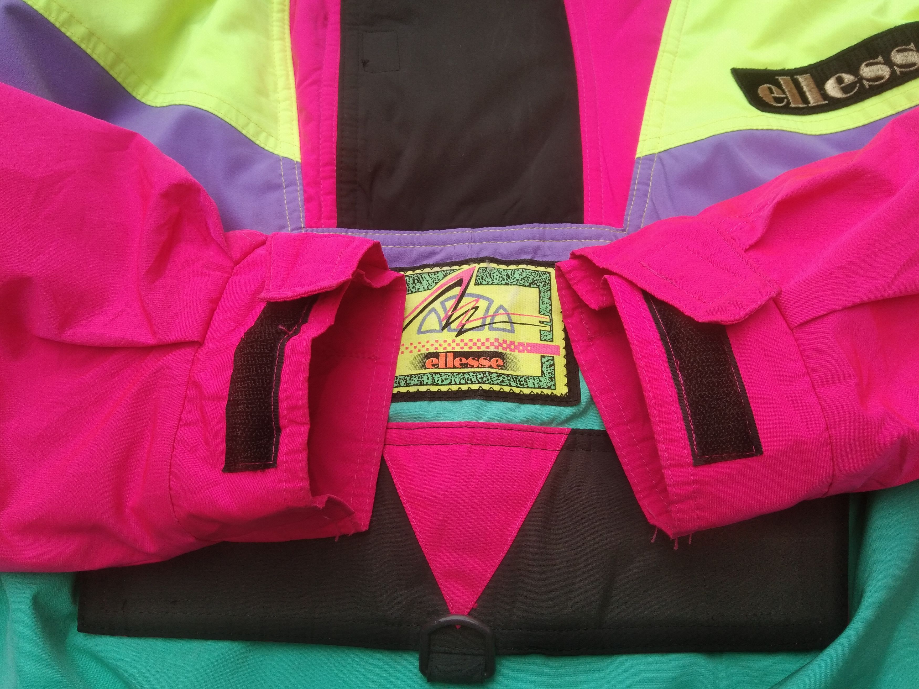 Ellesse COLOUR BLOCK SNOWBOARD ANORAK JACKET PULLOVER Size US L / EU 52-54 / 3 - 15 Thumbnail