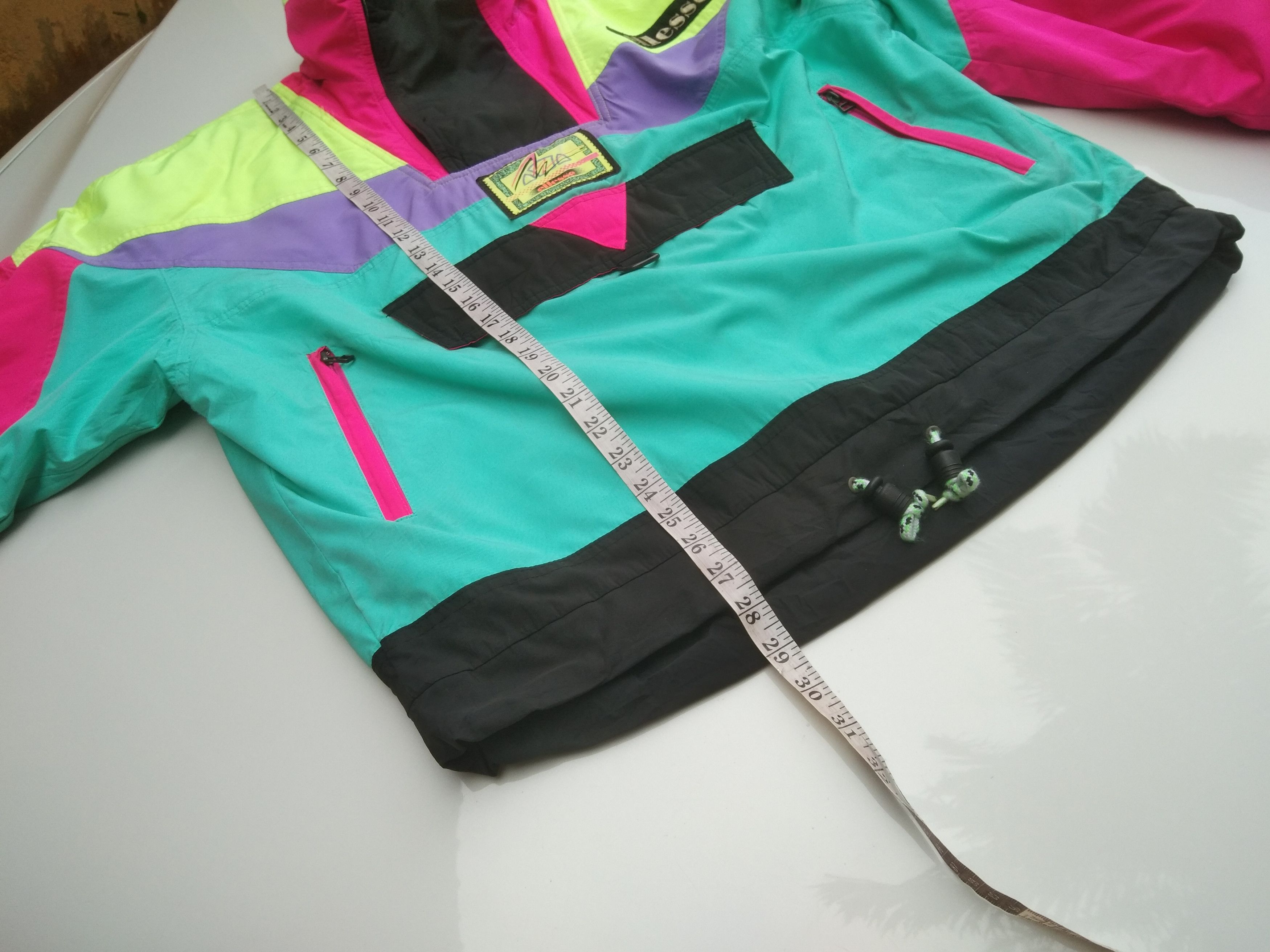 Ellesse COLOUR BLOCK SNOWBOARD ANORAK JACKET PULLOVER Size US L / EU 52-54 / 3 - 12 Thumbnail