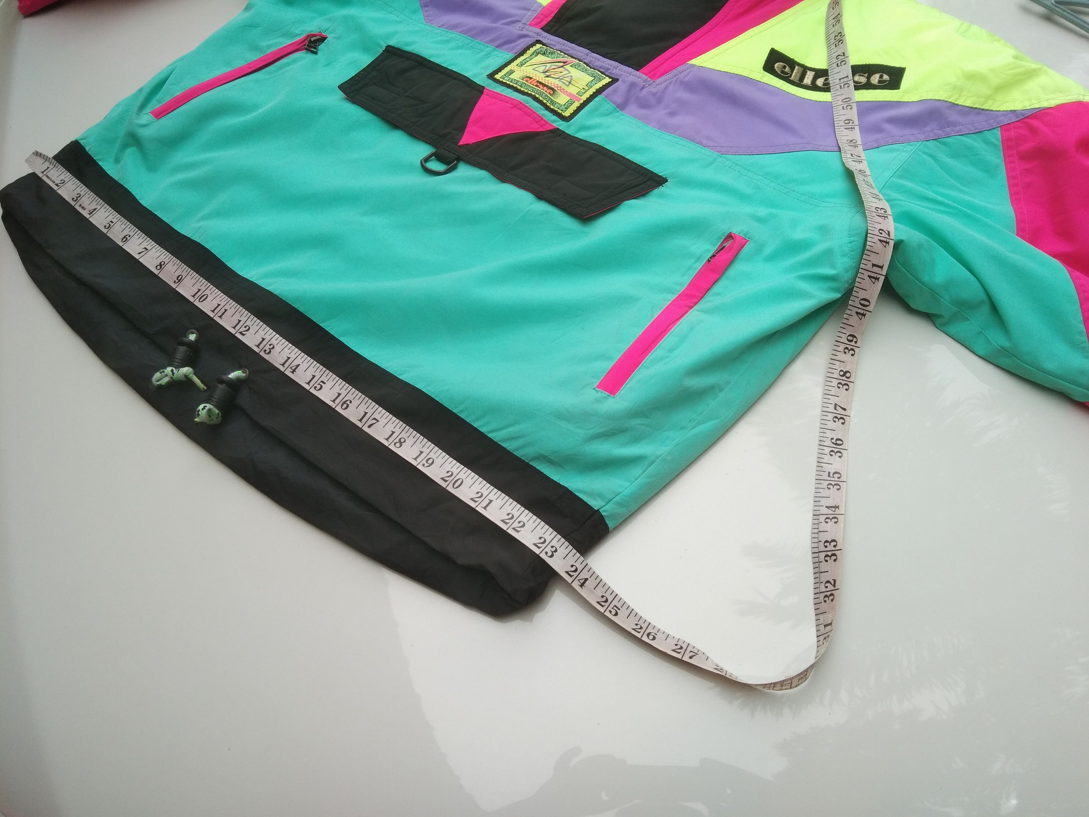 Ellesse COLOUR BLOCK SNOWBOARD ANORAK JACKET PULLOVER Size US L / EU 52-54 / 3 - 14 Thumbnail