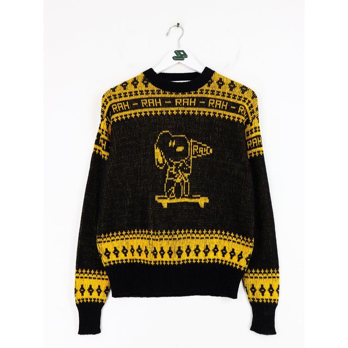 Vintage Vintage Snoopy's Rah Arrow Knit Sweater Size Medium | Grailed