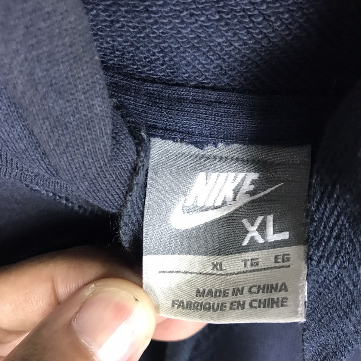 Vintage Vintage Y2k Nike Side Swoosh Hoodie Size US L / EU 52-54 / 3 - 3 Thumbnail