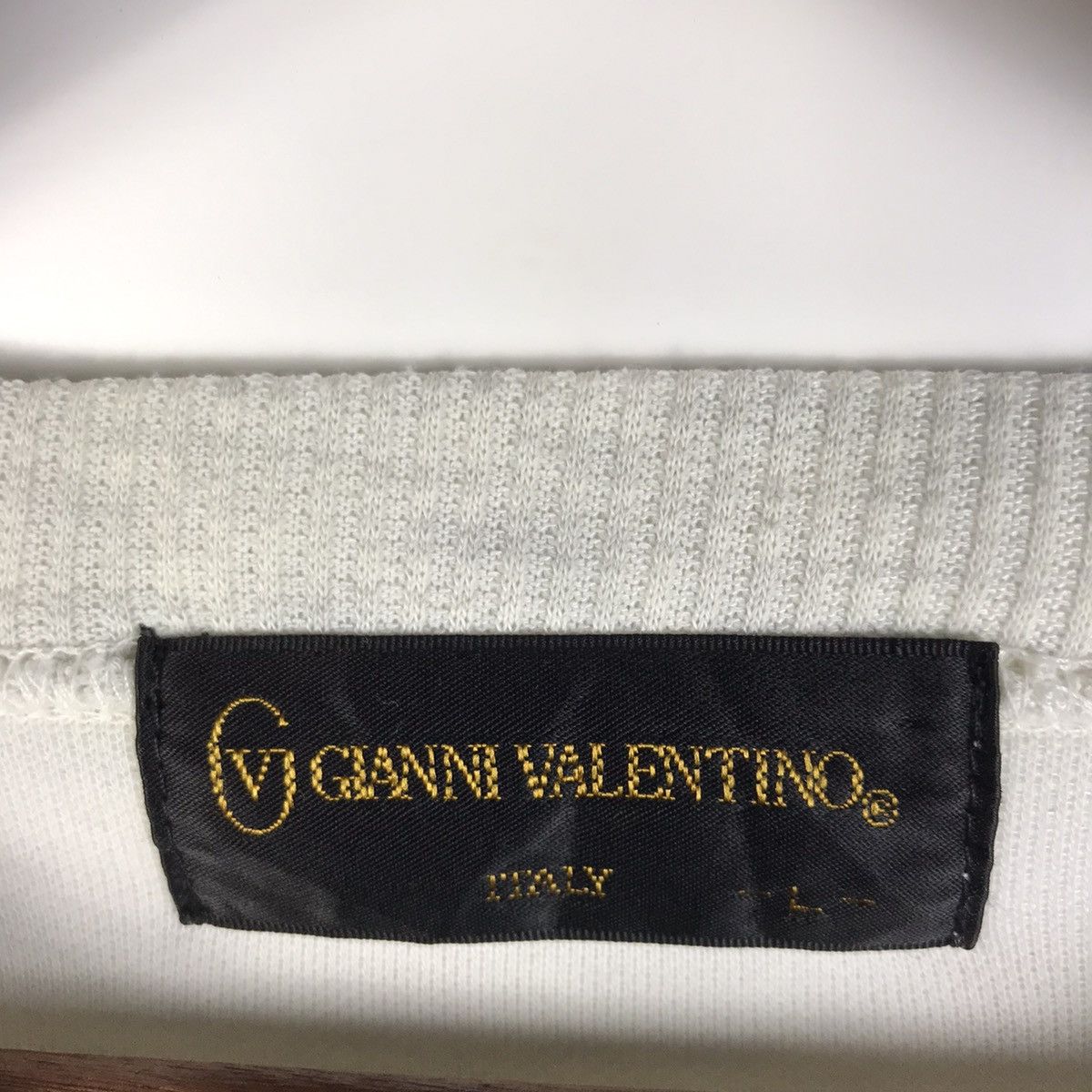 Gianni Valentino × Valentino Gianni Valentino Italy Sweatshirt Spell out Embroidered Logo Size US L / EU 52-54 / 3 - 4 Thumbnail
