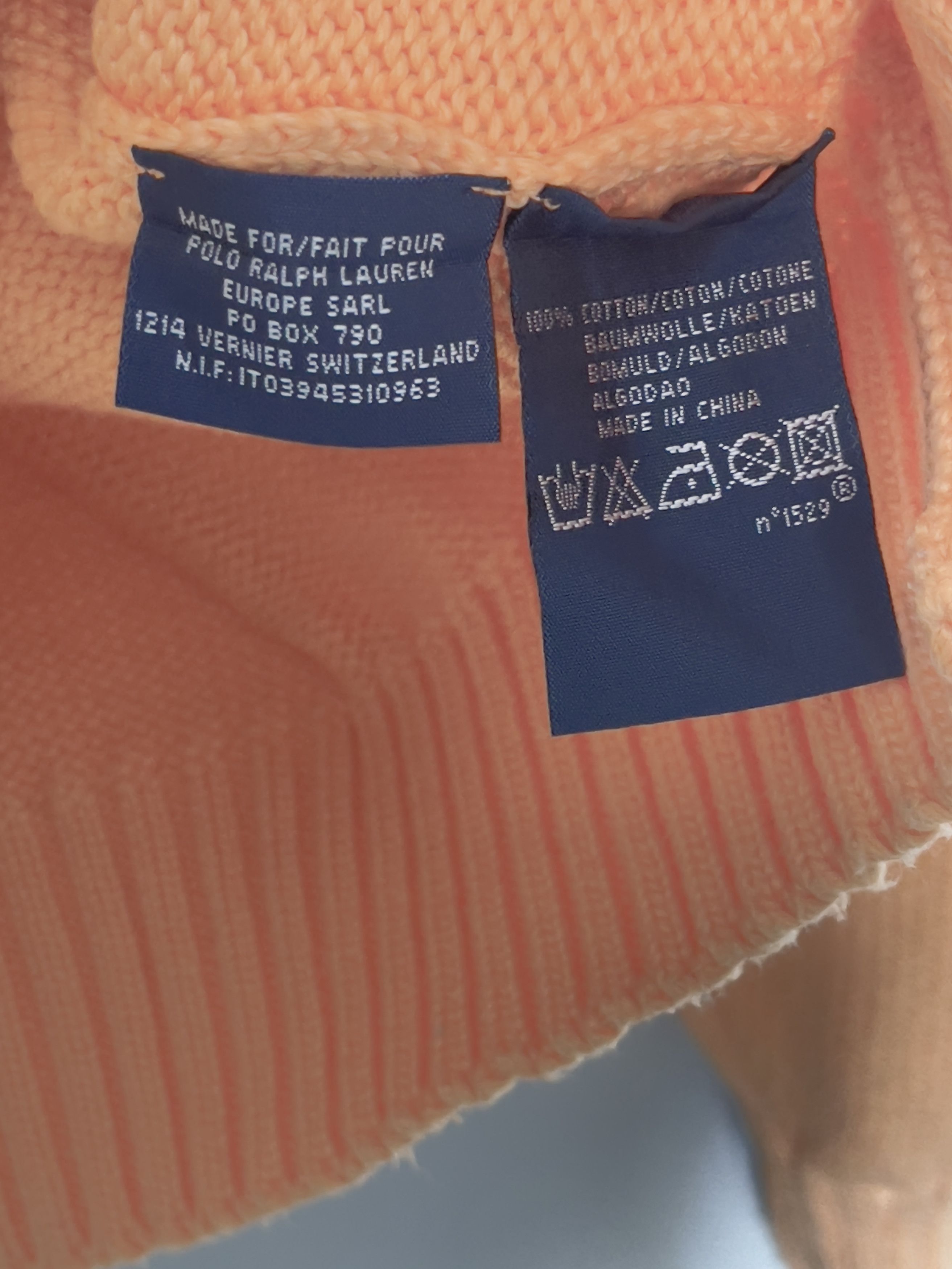 Ralph Lauren 🔥 heavy sweater size L Ralph Lauren pink salmon Size US L / EU 52-54 / 3 - 5 Thumbnail