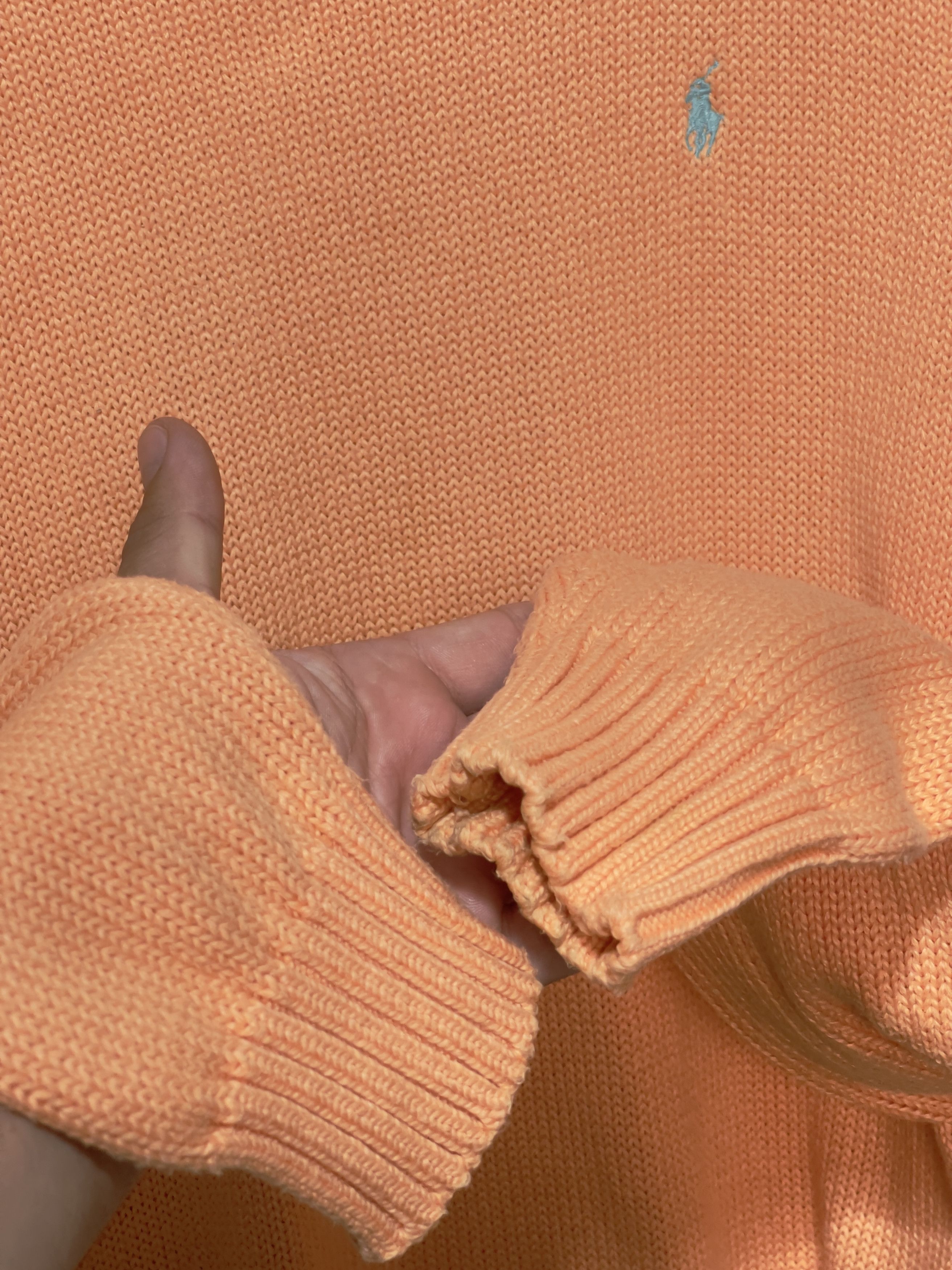 Ralph Lauren 🔥 heavy sweater size L Ralph Lauren pink salmon Size US L / EU 52-54 / 3 - 4 Thumbnail