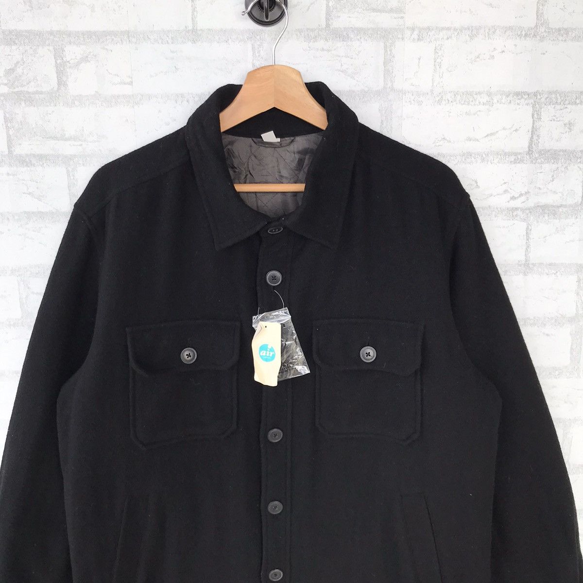 Uniqlo NWT Uniqlo Air Tech CPO Shirt Jacket Black Size M Size US M / EU 48-50 / 2 - 3 Thumbnail