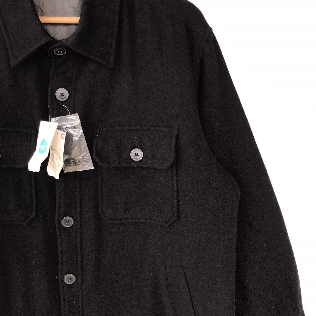 Uniqlo NWT Uniqlo Air Tech CPO Shirt Jacket Black Size M Size US M / EU 48-50 / 2 - 9 Thumbnail