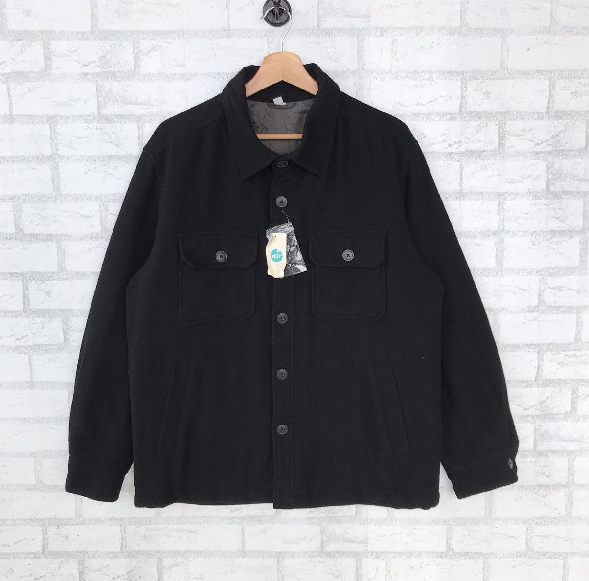 Uniqlo NWT Uniqlo Air Tech CPO Shirt Jacket Black Size M Size US M / EU 48-50 / 2 - 1 Thumbnail