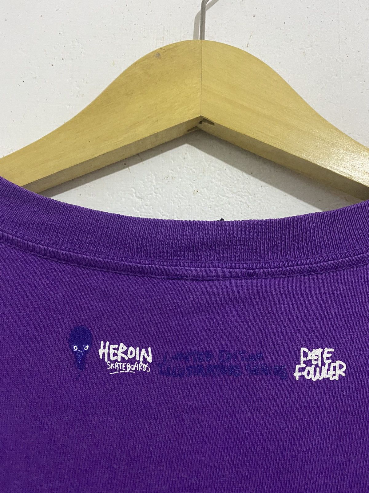 Hook-Ups Heroin Skateboard Pete Fowler Shirt AA0075 Size US M / EU 48-50 / 2 - 4 Thumbnail