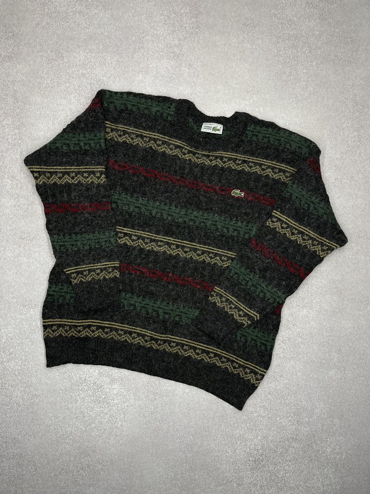 Lacoste multicolor sweater clearance