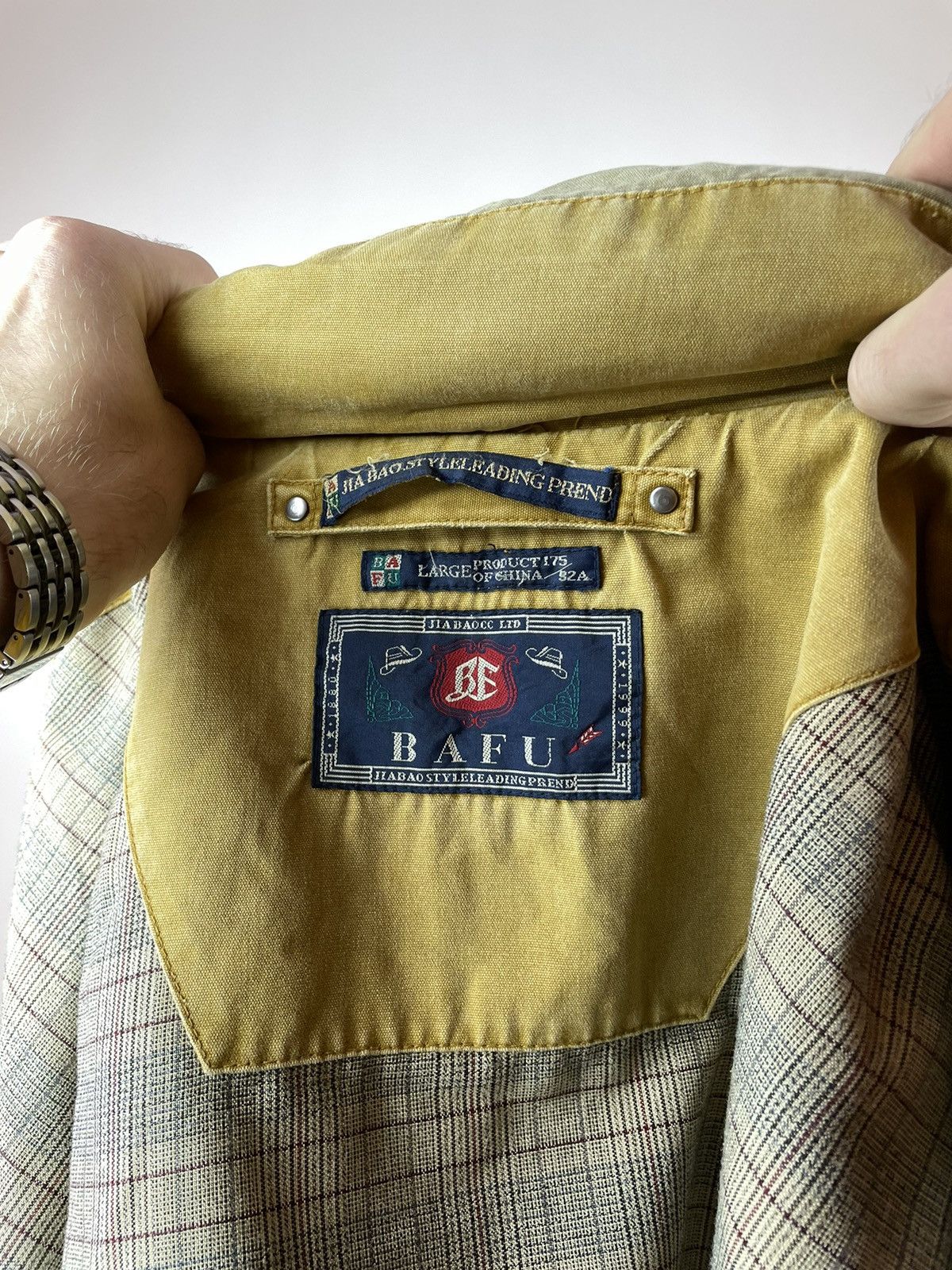 Vintage BAFU JIA BAOCC vintage Fireman yellow jacket size 52 / XL Size US XL / EU 56 / 4 - 8 Thumbnail