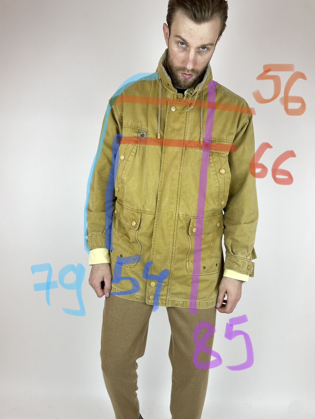 Vintage BAFU JIA BAOCC vintage Fireman yellow jacket size 52 / XL Size US XL / EU 56 / 4 - 16 Thumbnail