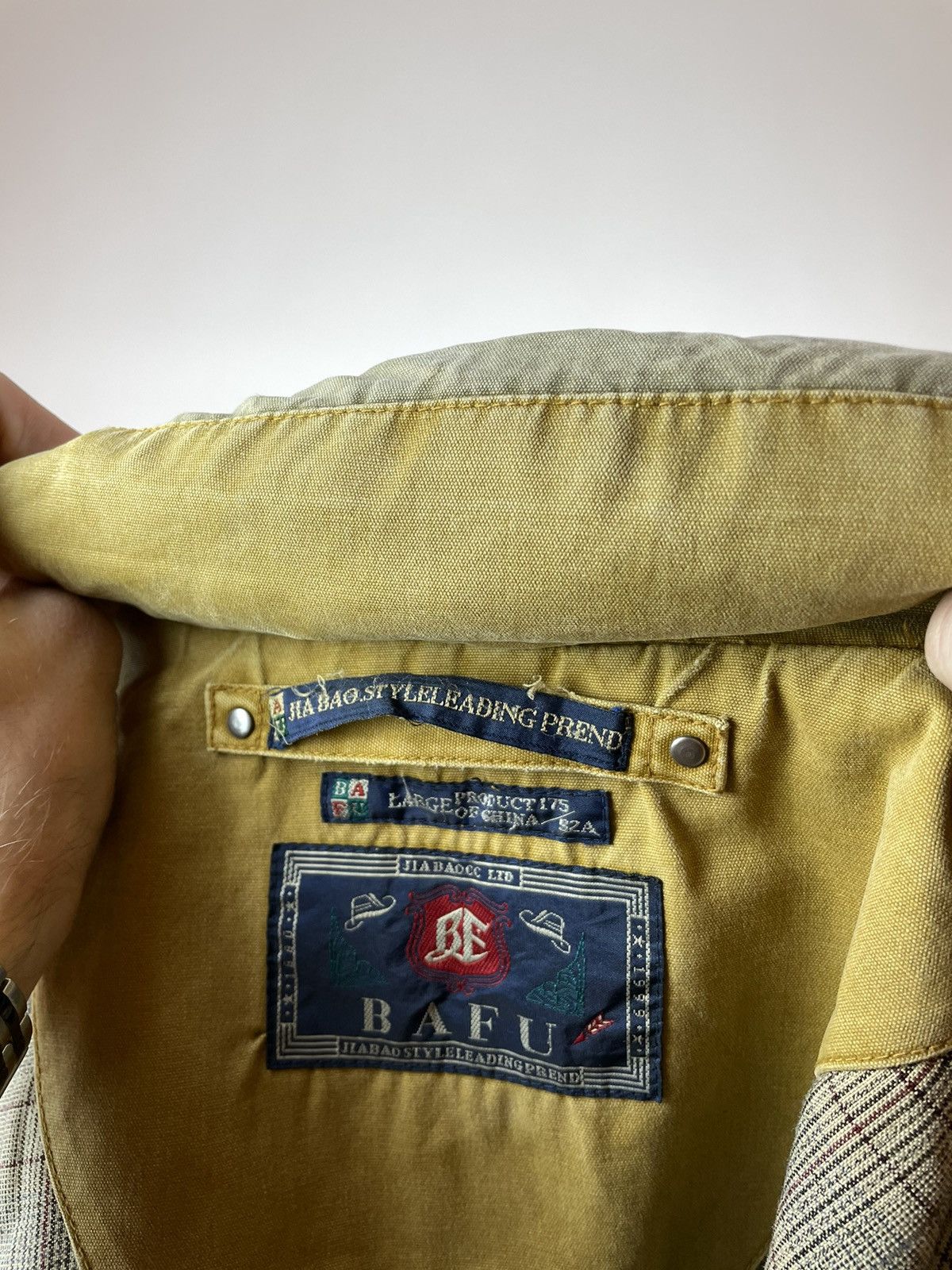 Vintage BAFU JIA BAOCC vintage Fireman yellow jacket size 52 / XL Size US XL / EU 56 / 4 - 9 Thumbnail