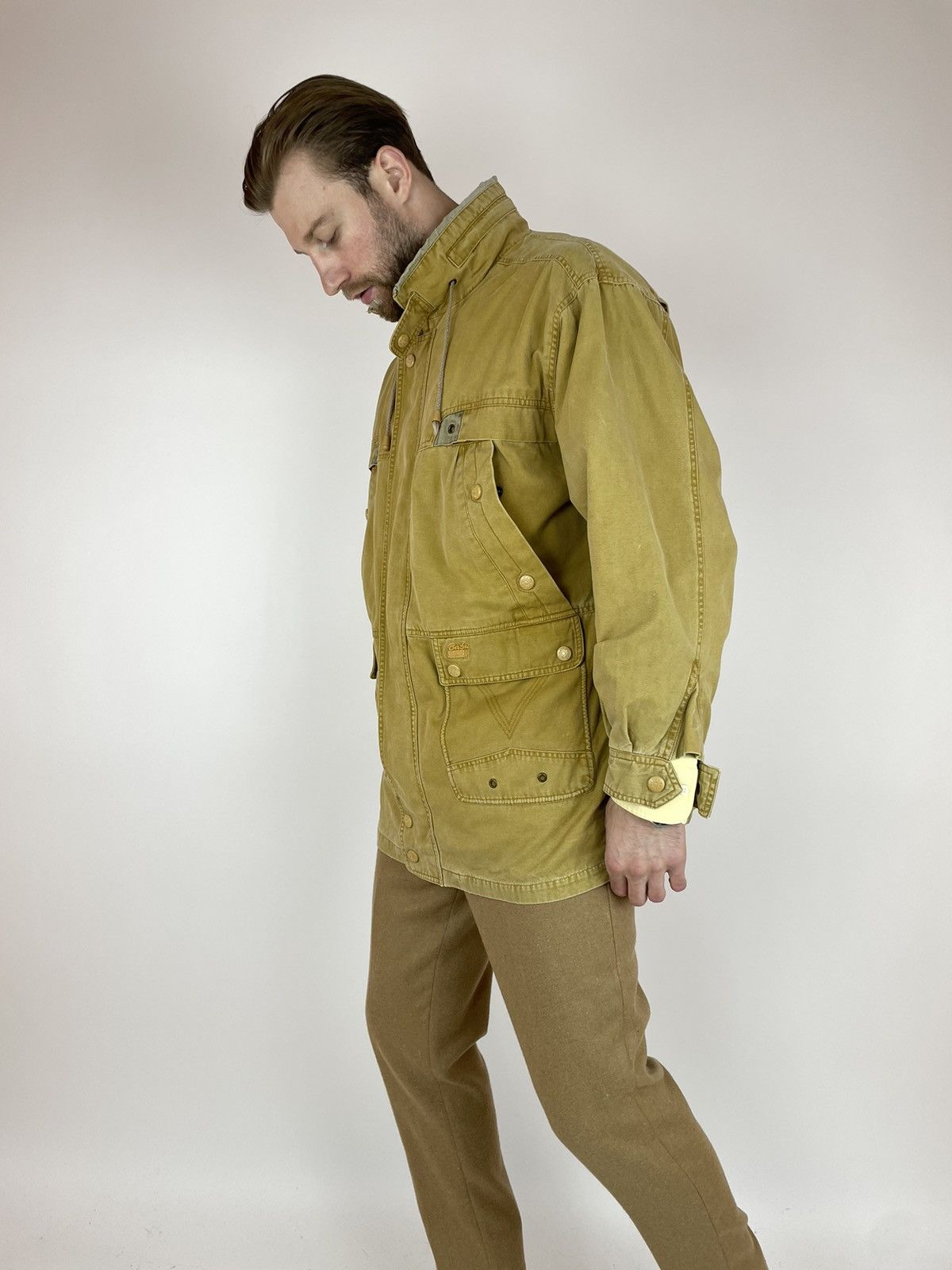 Vintage BAFU JIA BAOCC vintage Fireman yellow jacket size 52 / XL Size US XL / EU 56 / 4 - 6 Thumbnail