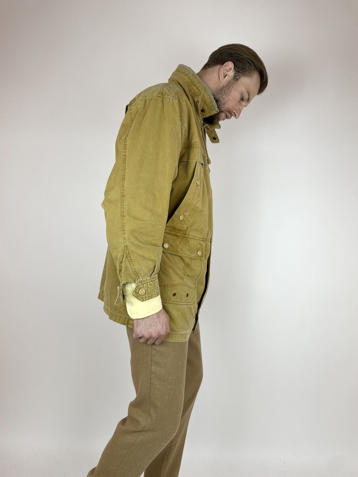 Vintage BAFU JIA BAOCC vintage Fireman yellow jacket size 52 / XL Size US XL / EU 56 / 4 - 5 Thumbnail