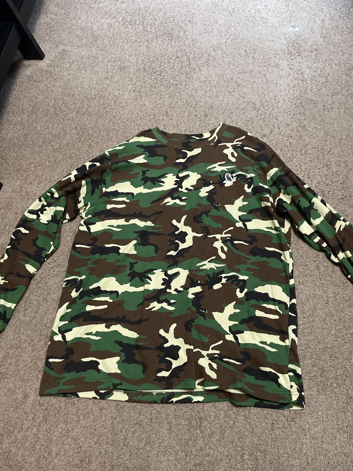 Octobers very own long sleeve shirt green camo