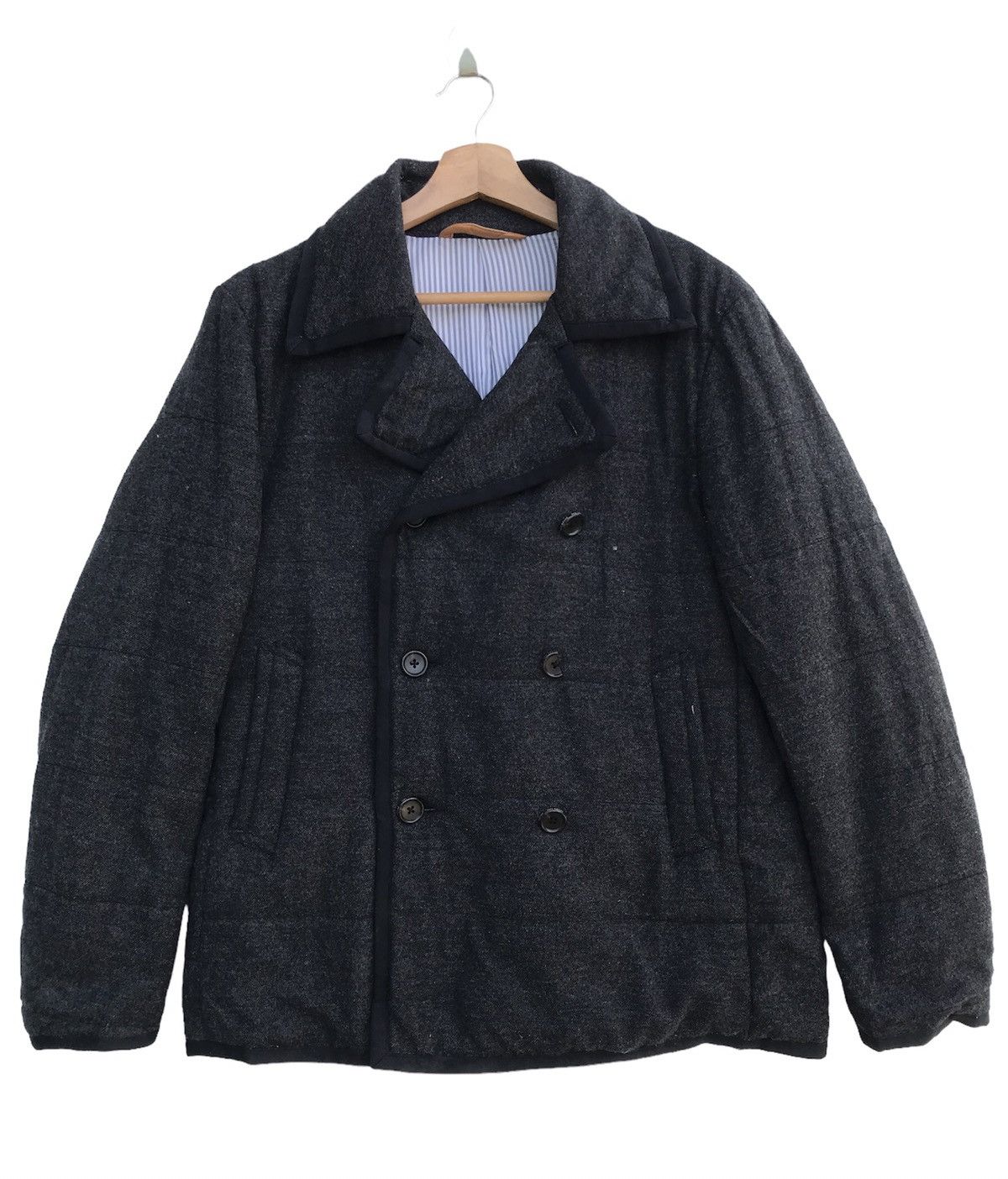 Beams Double Breasted Wool Jacket