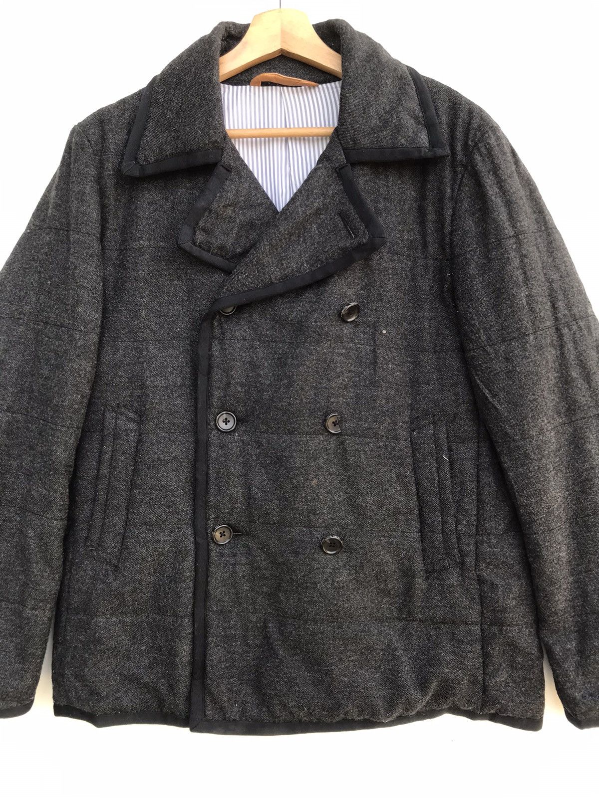 Beams Plus × Japanese Brand × Vintage Beams Double Breasted Wool Jacket Size US M / EU 48-50 / 2 - 5 Thumbnail