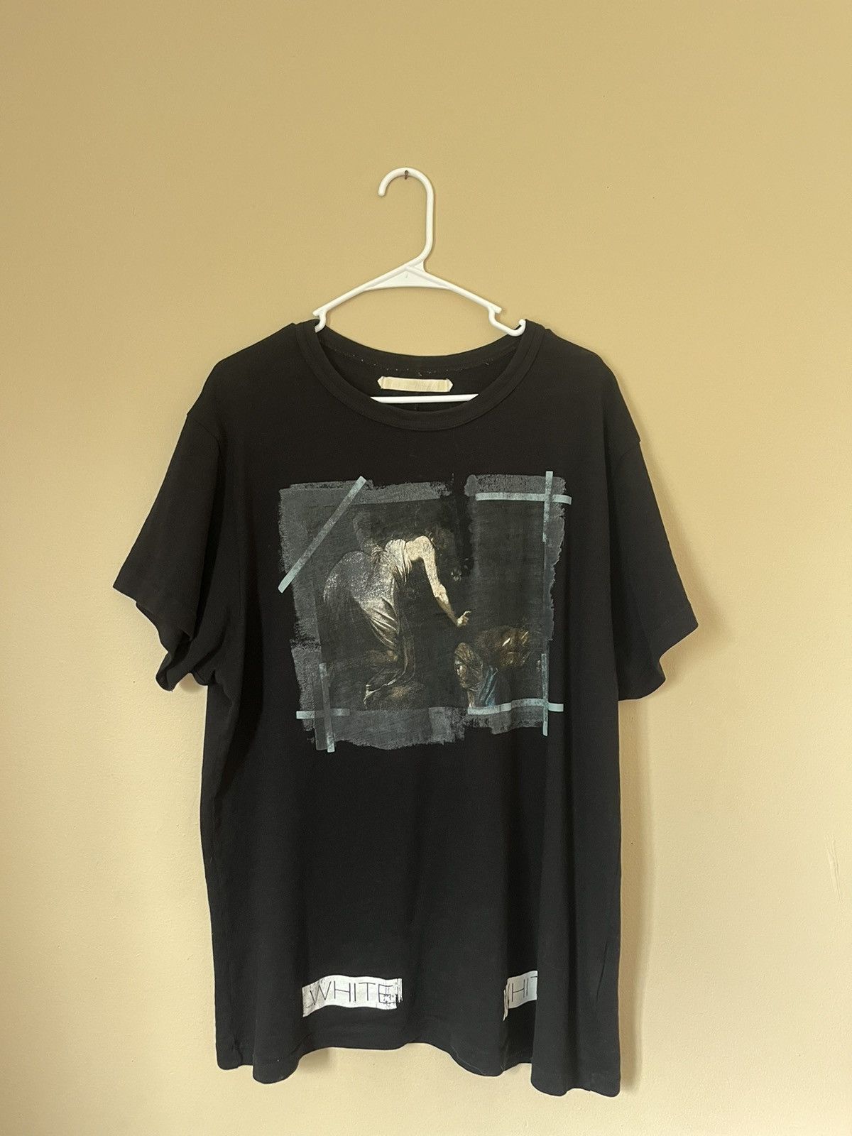Off-White off white caravaggio painted T-Shirt Size US M / EU 48-50 / 2 - 1 Thumbnail