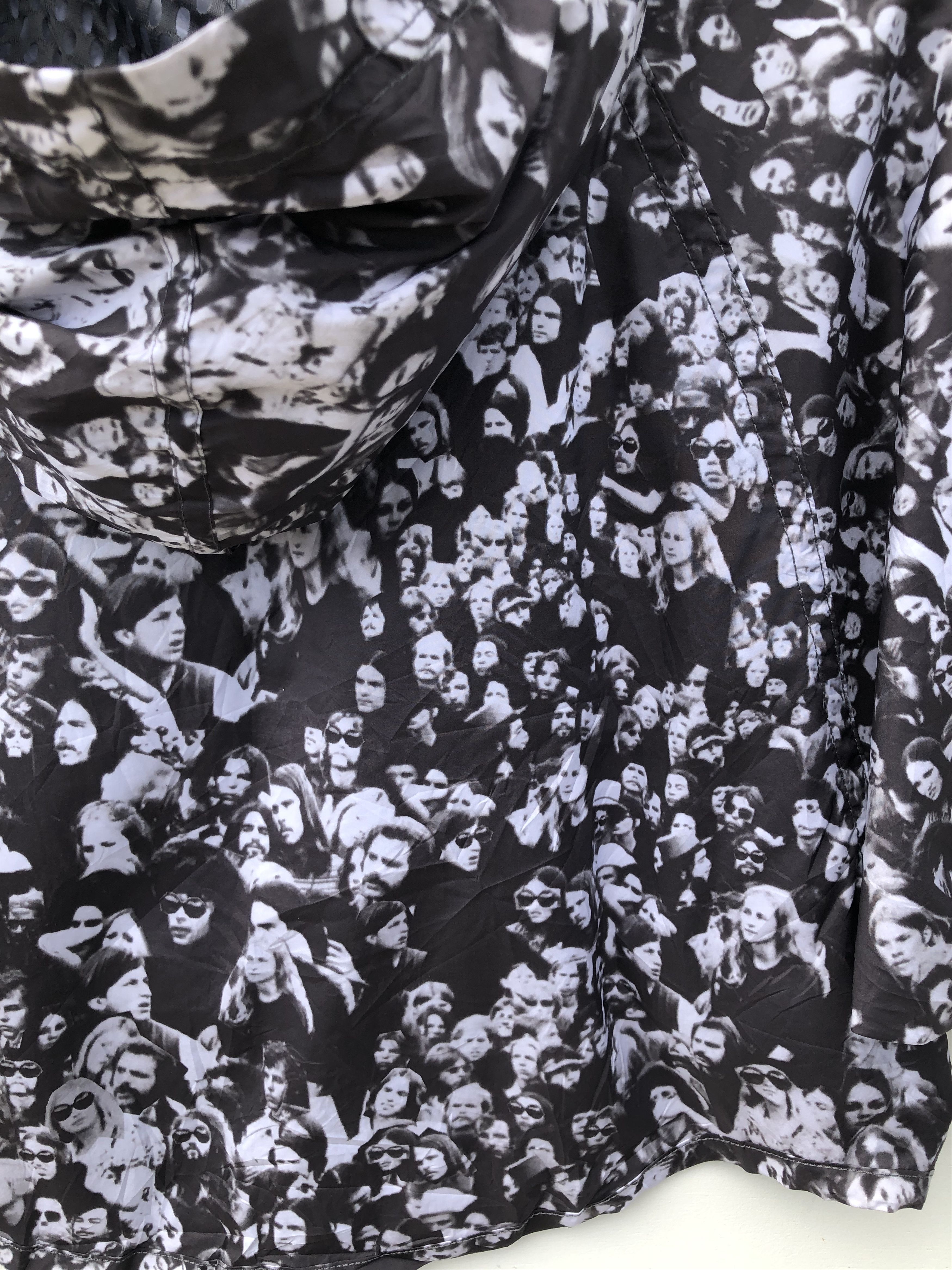 Adidas × Stella McCartney STELLASPORT FULLPRINT CROPTOP CROPSLEEVE HOODED WINDBREAKER Size S / US 4 / IT 40 - 8 Thumbnail