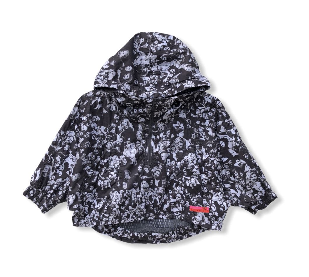 Adidas × Stella McCartney STELLASPORT FULLPRINT CROPTOP CROPSLEEVE HOODED WINDBREAKER Size S / US 4 / IT 40 - 1 Thumbnail
