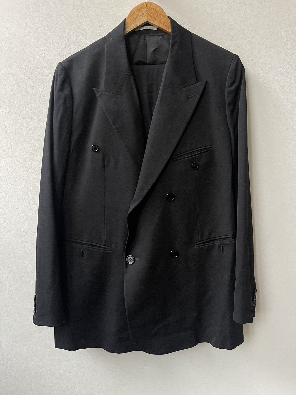 Dior Black Unstructured DB 1V FF Suit Italy New
