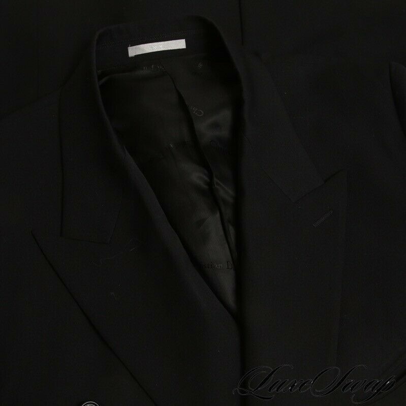 Dior Dior Black Unstructured DB 1V FF Suit Italy New Size 52R - 8 Thumbnail