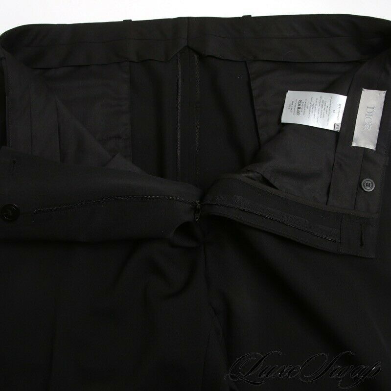 Dior Dior Black Unstructured DB 1V FF Suit Italy New Size 52R - 9 Thumbnail