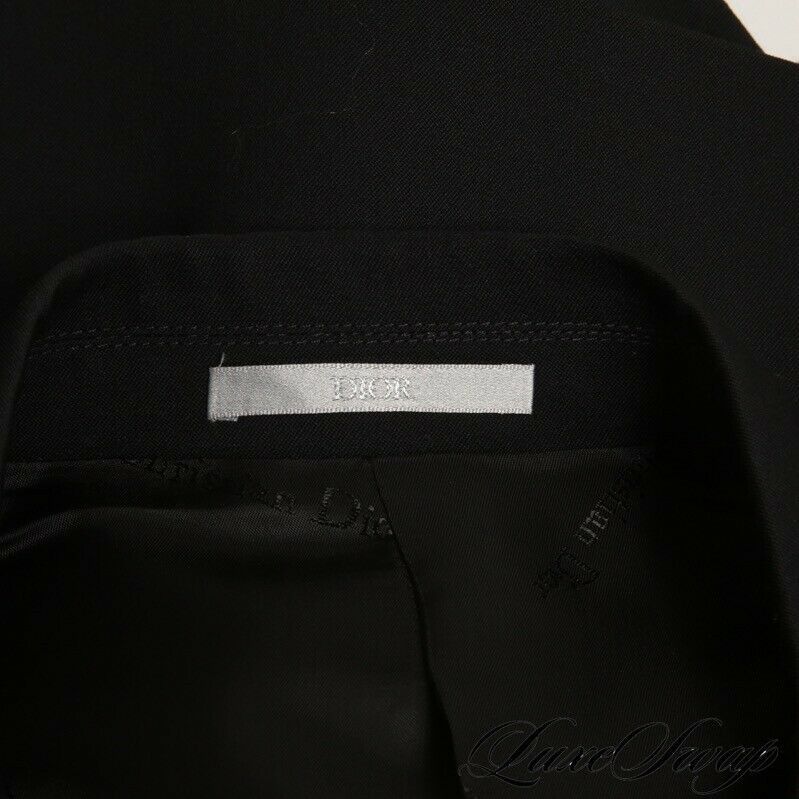 Dior Dior Black Unstructured DB 1V FF Suit Italy New Size 52R - 5 Thumbnail