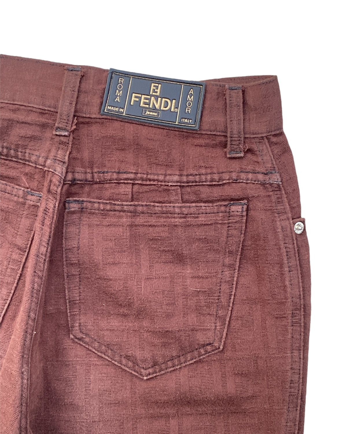Fendi Rare Fendi Zucca FF Monogram Pants Size 27" / US 4 / IT 40 - 8 Thumbnail