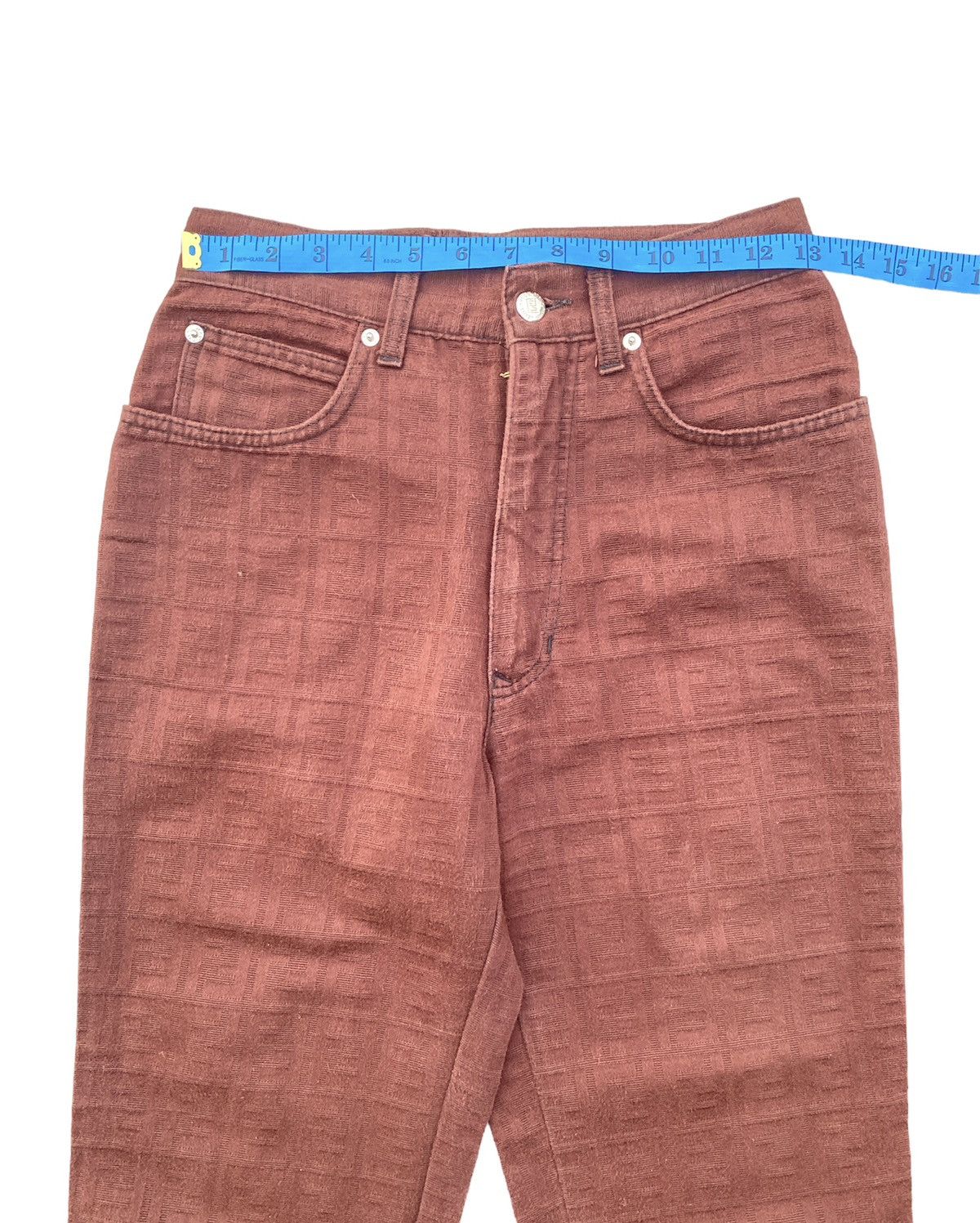 Fendi Rare Fendi Zucca FF Monogram Pants Size 27" / US 4 / IT 40 - 3 Thumbnail