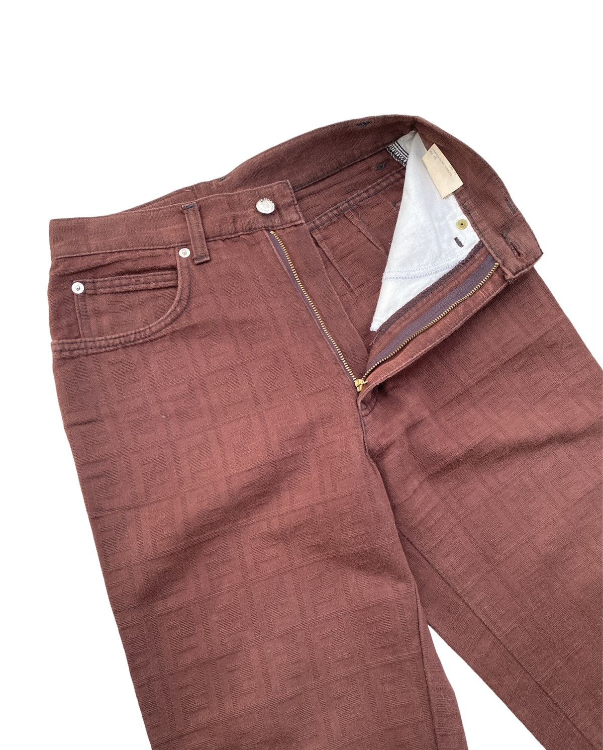Fendi Rare Fendi Zucca FF Monogram Pants Size 27" / US 4 / IT 40 - 9 Thumbnail
