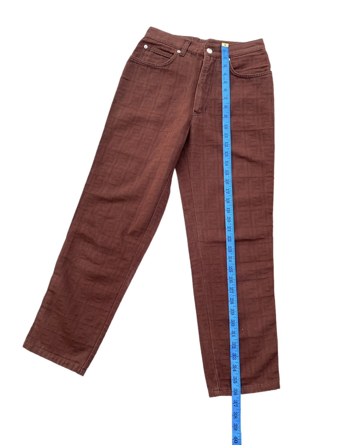 Fendi Rare Fendi Zucca FF Monogram Pants Size 27" / US 4 / IT 40 - 4 Thumbnail
