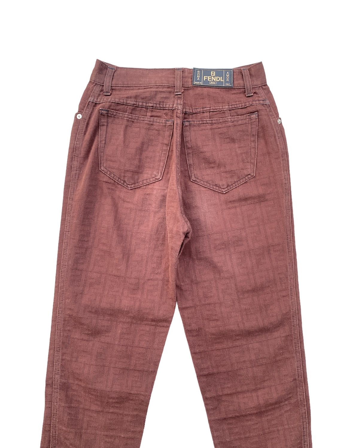 Fendi Rare Fendi Zucca FF Monogram Pants Size 27" / US 4 / IT 40 - 7 Thumbnail
