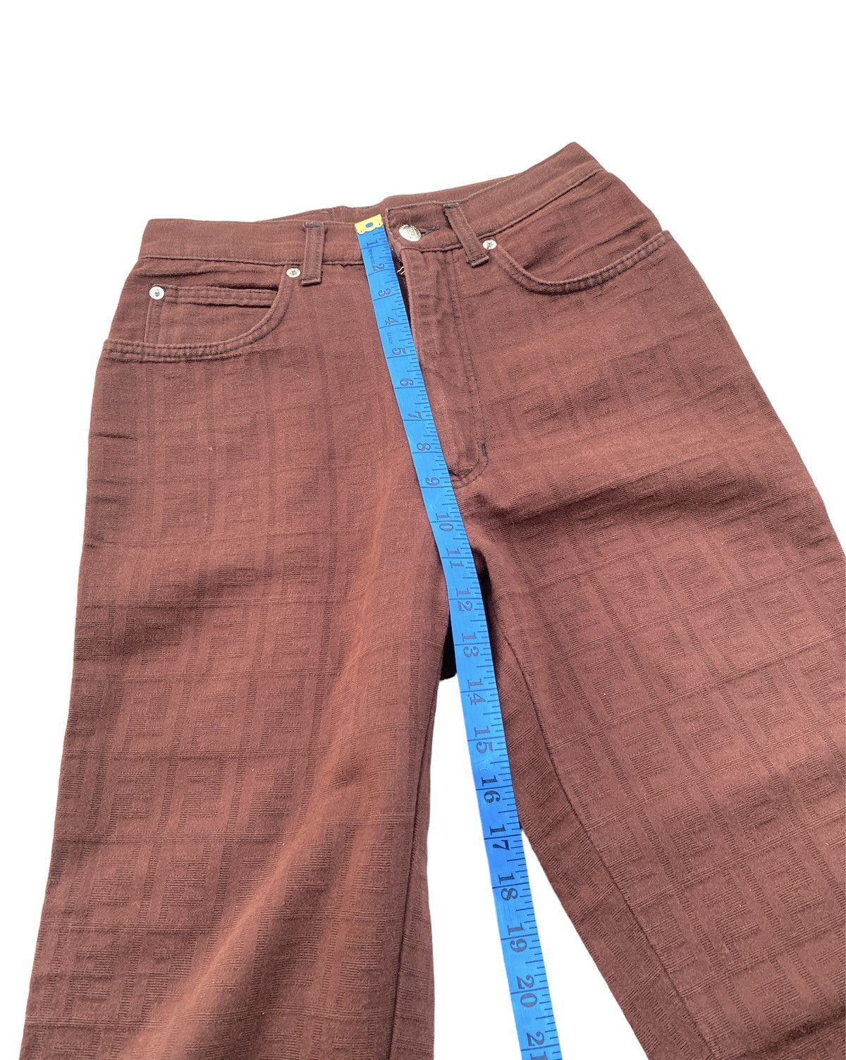 Fendi Rare Fendi Zucca FF Monogram Pants Size 27" / US 4 / IT 40 - 5 Thumbnail