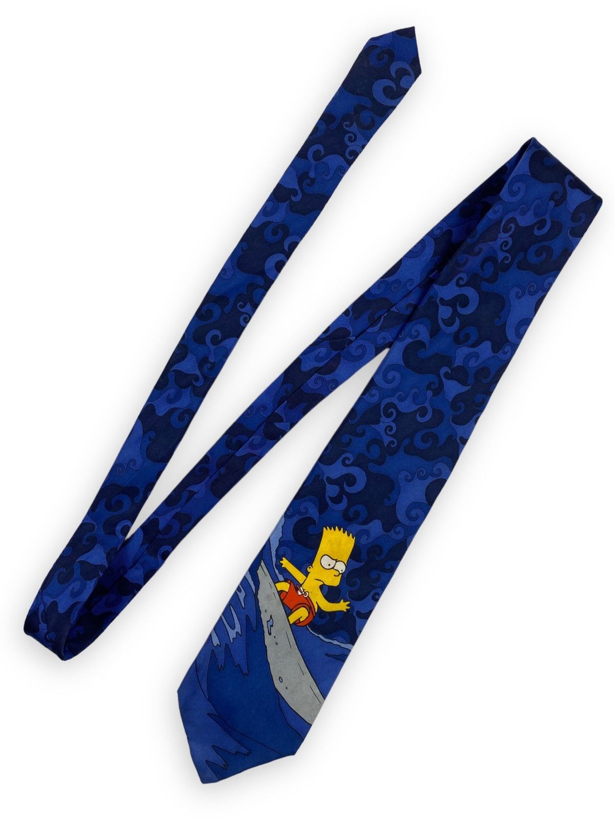 The Simpsons × Vintage Mens Vintage The Simpsons Bart Tie Size ONE SIZE - 5 Thumbnail