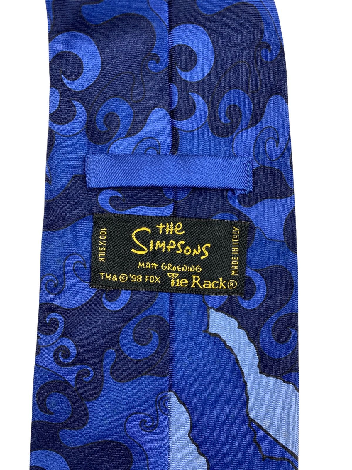 The Simpsons × Vintage Mens Vintage The Simpsons Bart Tie Size ONE SIZE - 7 Thumbnail