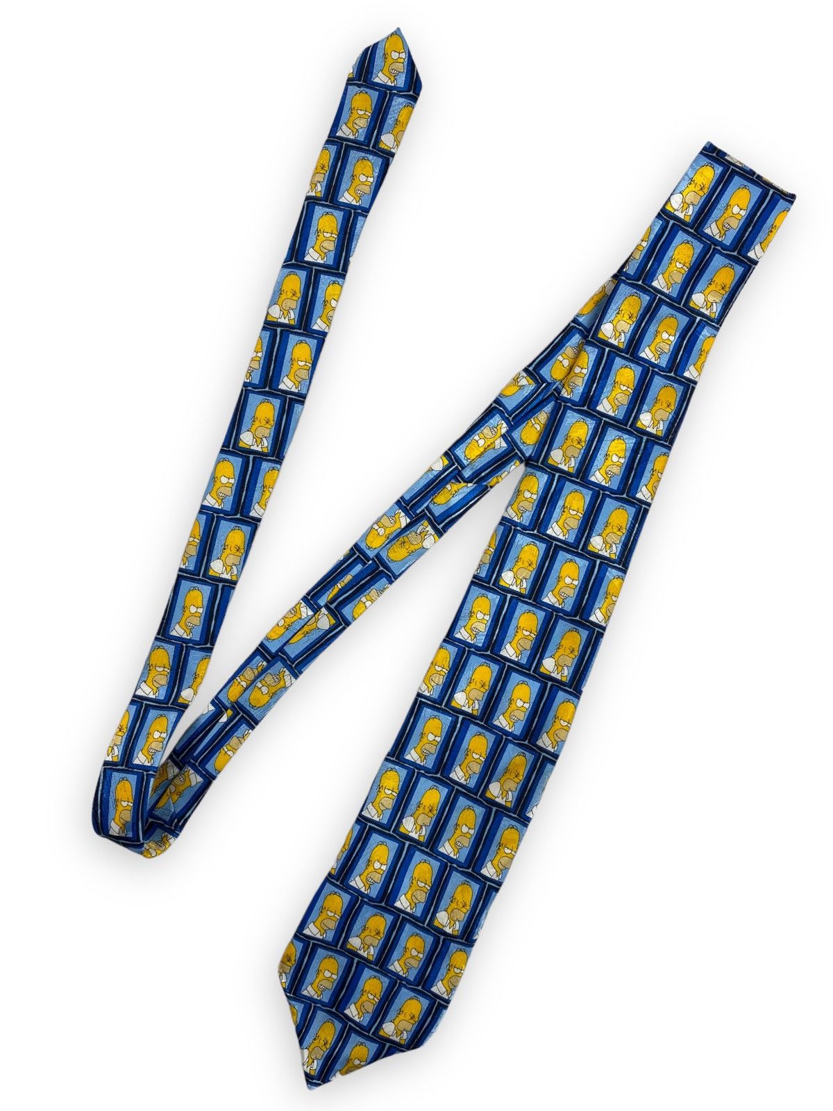 The Simpsons × Vintage Mens Vintage The Simpsons Homer Tie Size ONE SIZE - 5 Thumbnail