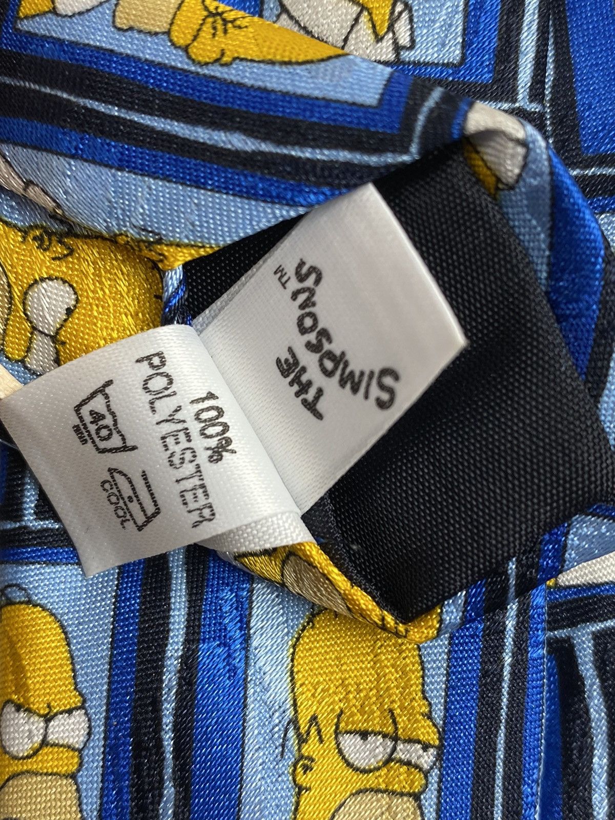 The Simpsons × Vintage Mens Vintage The Simpsons Homer Tie Size ONE SIZE - 8 Thumbnail