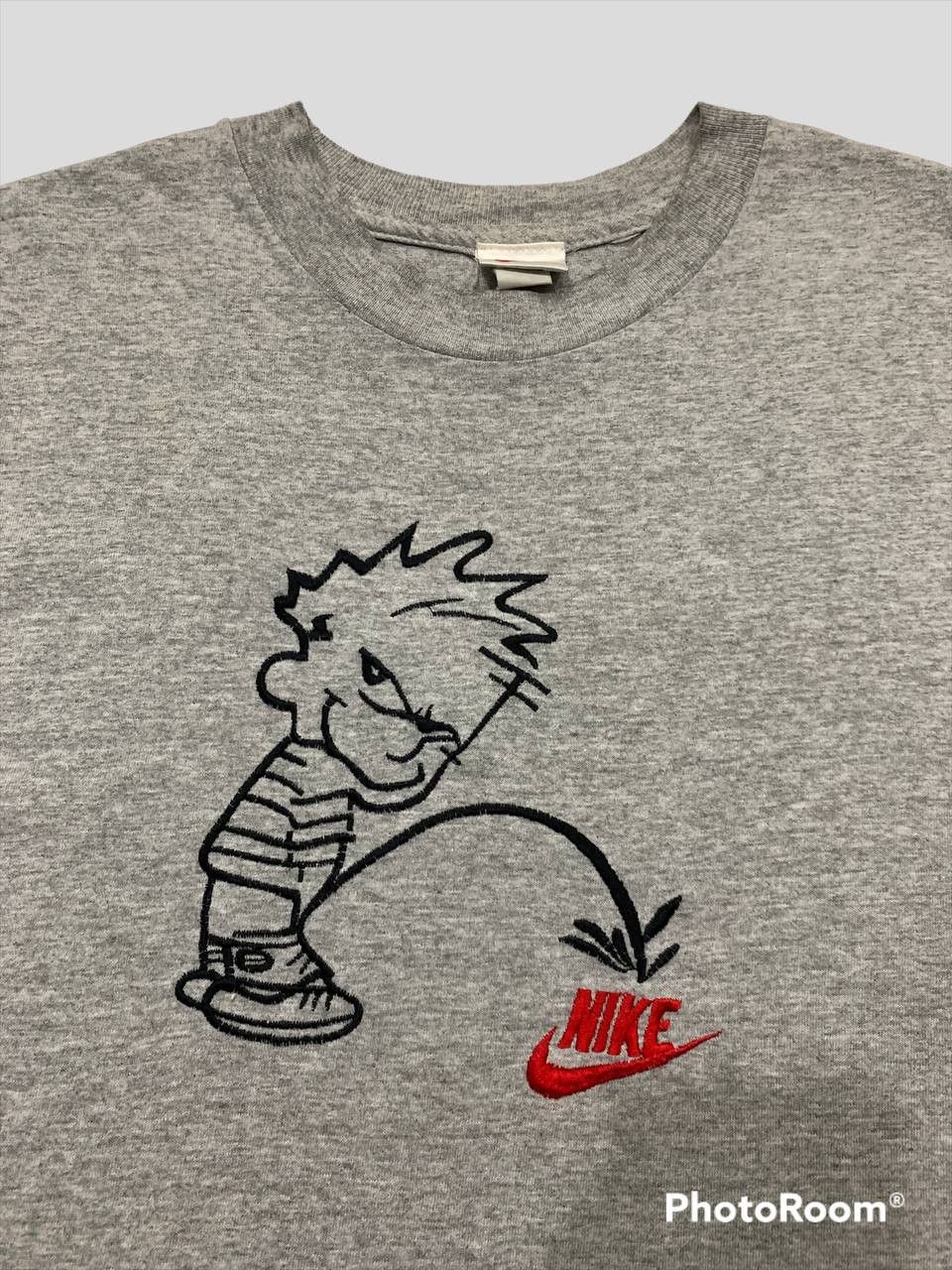 Cartoon Network VINTAGE 90S NIKE CALVIN AND HOBBES t shirt Size US M / EU 48-50 / 2 - 2 Thumbnail