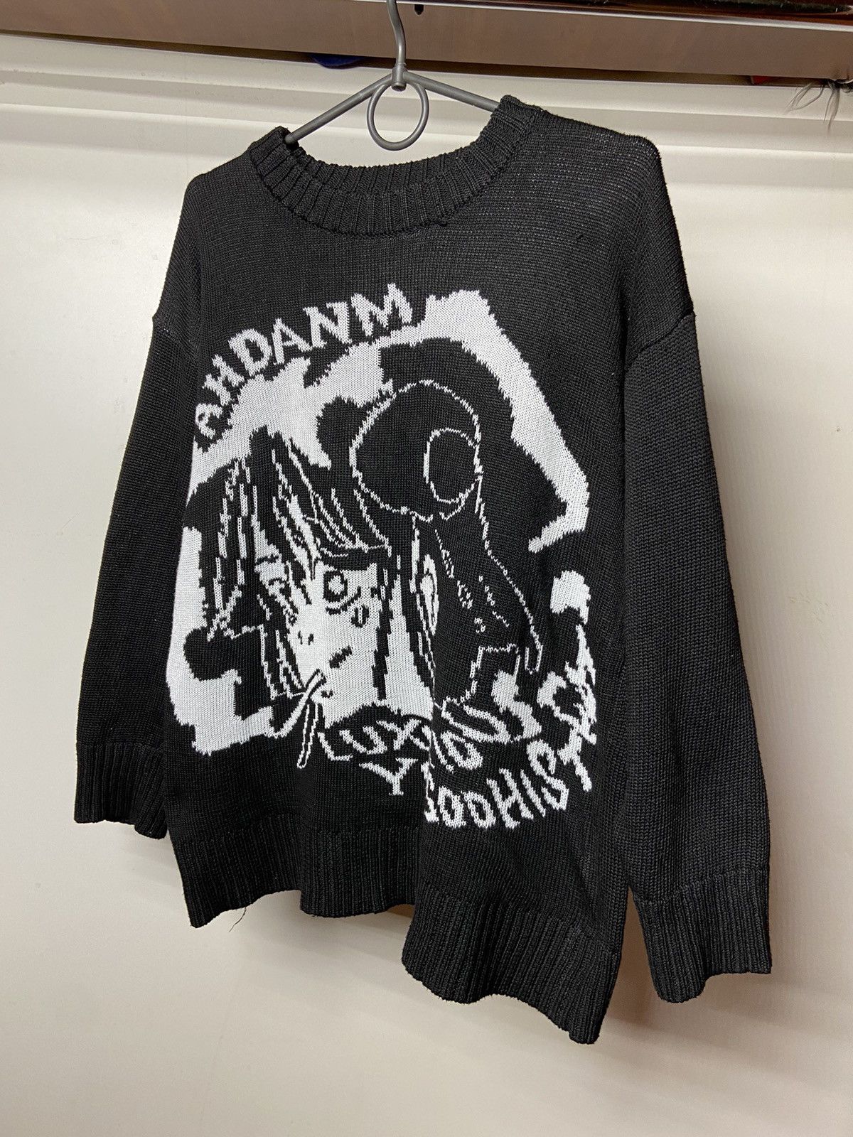 Anime black sweater hotsell