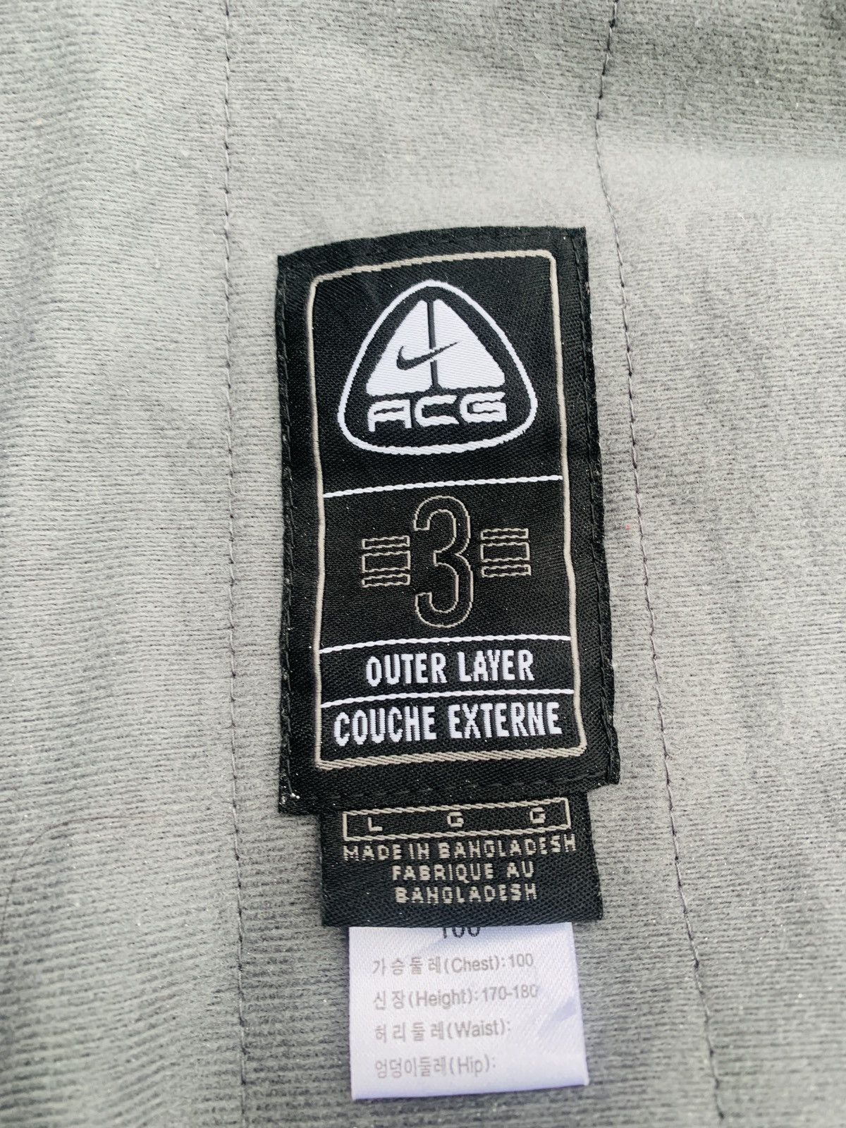 Nike ACG VINTAGE NIKE ACG 3 LAYER OUTDOOR JACKET Size US L / EU 52-54 / 3 - 10 Thumbnail