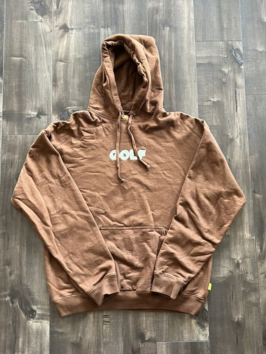 Golf Wang Golf Wang Brown Logo Hoodie | Grailed