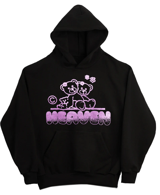 Online Ceramics Glitter Heaven Logo Hoodie (14oz Heavy Fleece)