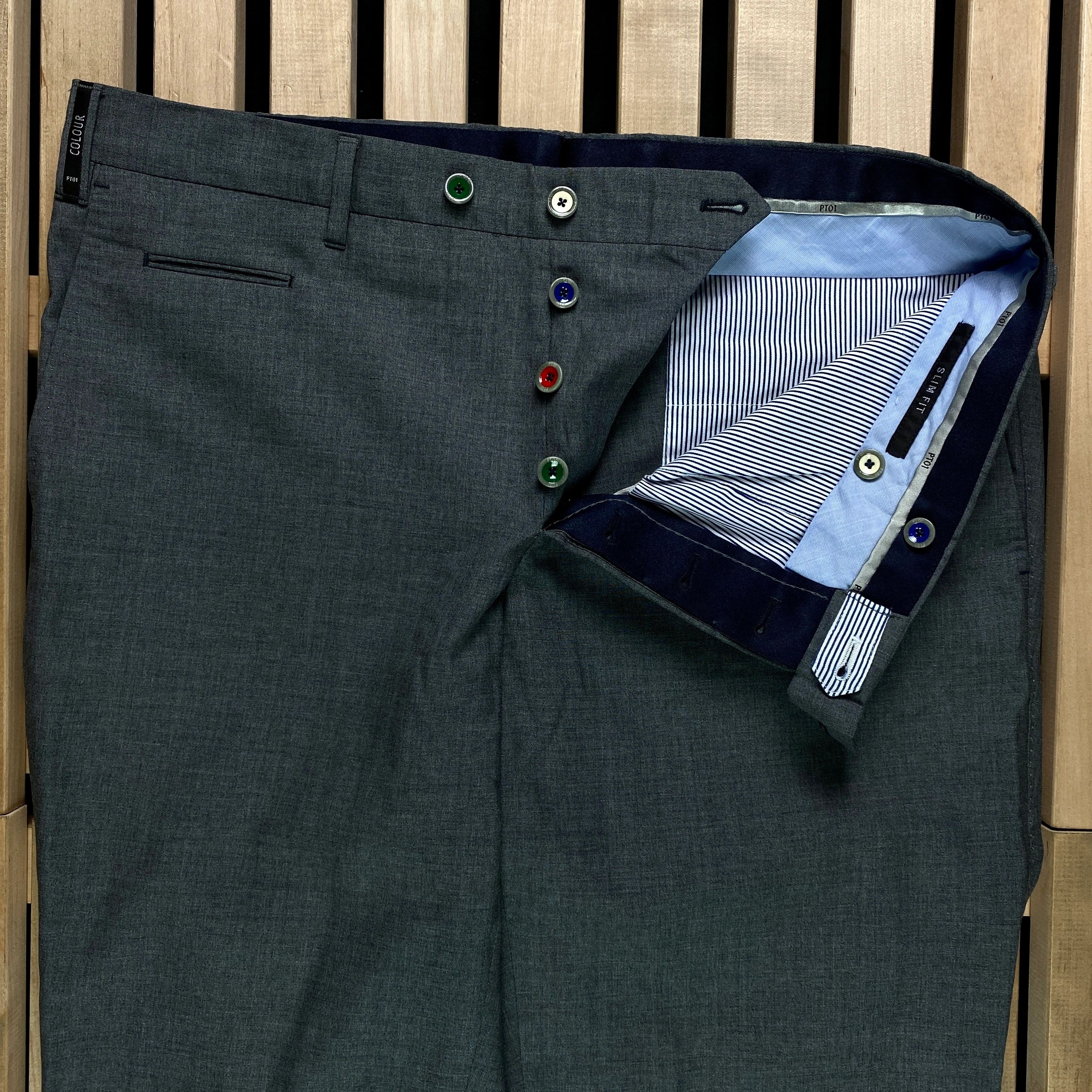 PT Torino Mens Suit Pants PT01 Virgin Wool Size 46 Size US 44 / EU 60 - 4 Thumbnail